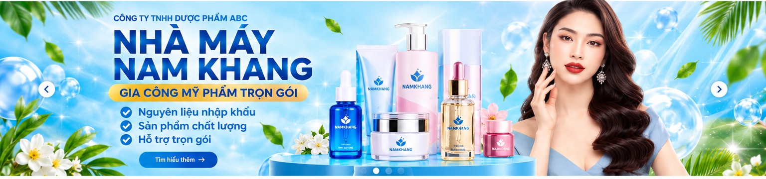 NAMKHANG mỹ phẩm factory hero banner